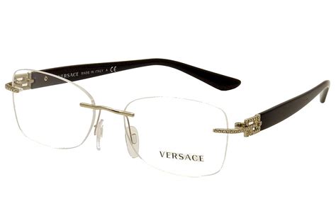 versace eyeglass frames 3163|versace rimless eyeglass frames.